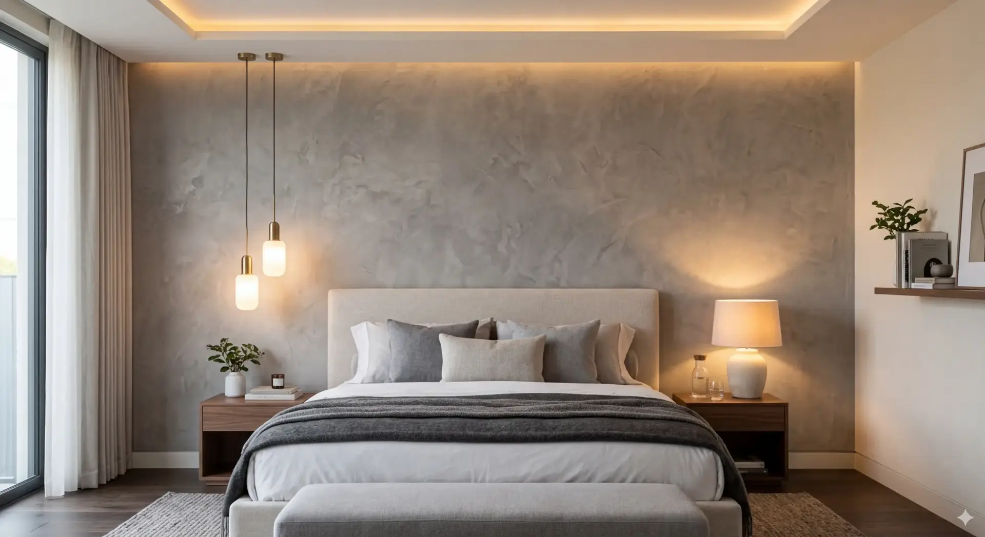 Dekorativna tehnika Sahara na zidu