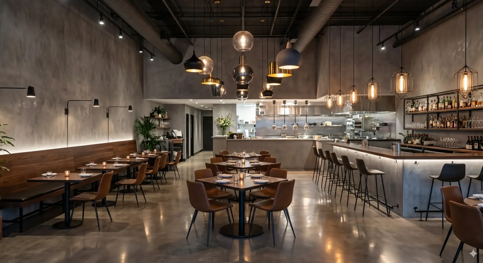 Beton efekat u poslovnom prostoru